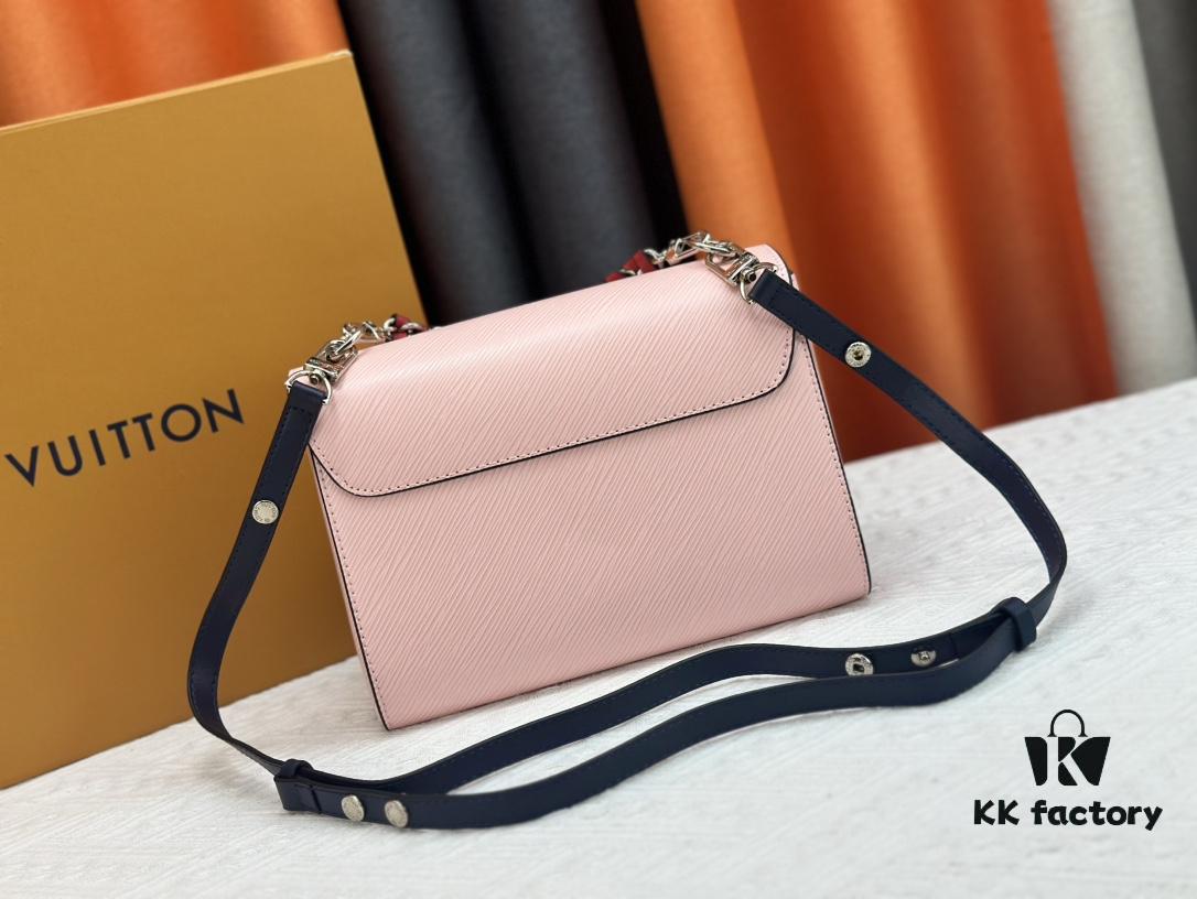 693085786e68136f4d9a82c3 LV's Latest and Hottest Twist Denim Medium Bag Shipped – Model Worn by Fan Bingbing, New Model TWIST 50273, 50272