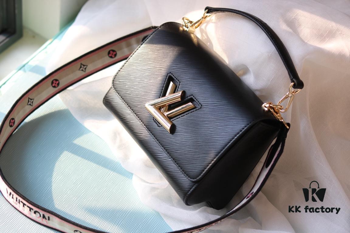693085856e68136f4d9a82e5 New Arrival Top Quality Original Version Model No. 50357/57505/57506/57507/50280/50282 The Twist Medium Bag with Detachable Jacquard Strap