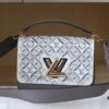 693085c76e68136f4d9a8394 New Arrival / Top Quality Original Design - Model No. 50358 - LV Twist Medium Handbag in Soft Calfskin with Embroidered Since 1854 Pattern