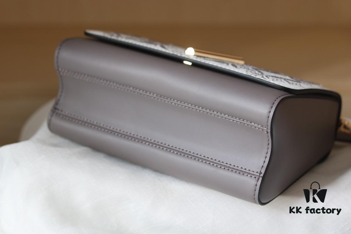 693085ca6e68136f4d9a839c New Arrival / Top Quality Original Design - Model No. 50358 - LV Twist Medium Handbag in Soft Calfskin with Embroidered Since 1854 Pattern