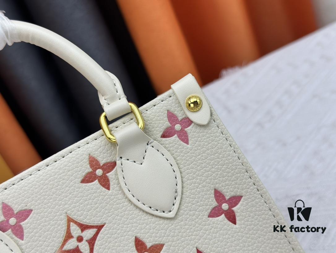 693085ce6e68136f4d9a83a4 Upgraded Exclusive Real Photo M47115 Strawberry Milk M46993 OnTheGo BB Handbag