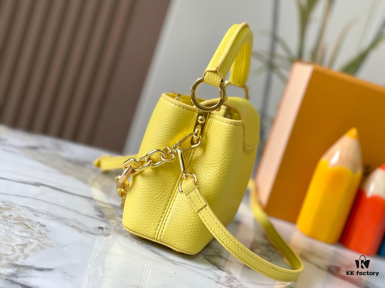 Upgraded M24683 Capucines Mini Bag