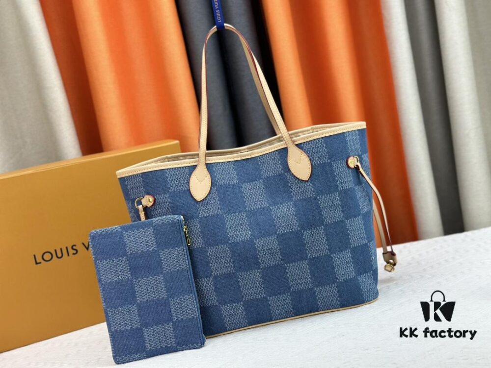 693085e26e68136f4d9a83cb NEVERFULL Medium Tote Bag in Denim M45684 M45686 M40995