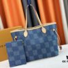 693085e26e68136f4d9a83cb NEVERFULL Medium Tote Bag in Denim M45684 M45686 M40995