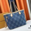 693085e26e68136f4d9a83cc NEVERFULL Medium Tote Bag in Denim M45684 M45686 M40995
