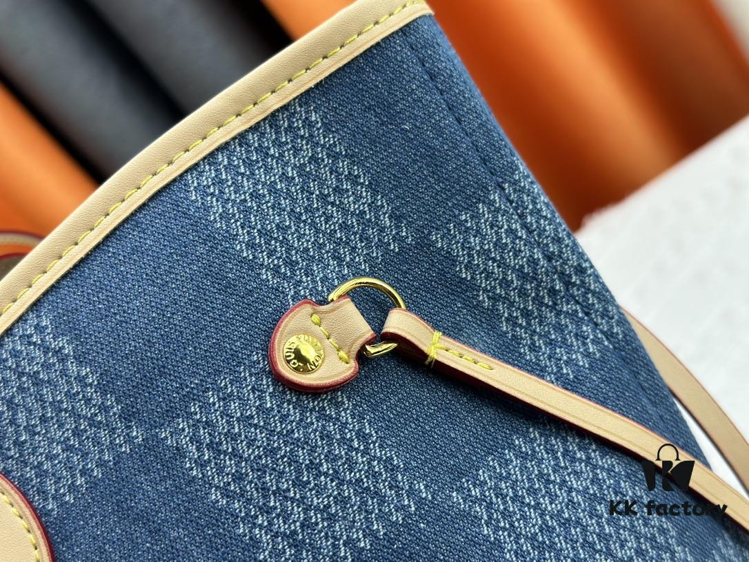 693085e56e68136f4d9a83cf NEVERFULL Medium Tote Bag in Denim M45684 M45686 M40995