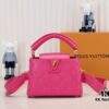 693085e66e68136f4d9a83d2 Upgraded M20741 LV Broderie Anglaise Embroidered Gold Button Capucines Mini Bag