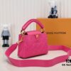 693085e66e68136f4d9a83d3 Upgraded M20741 LV Broderie Anglaise Embroidered Gold Button Capucines Mini Bag