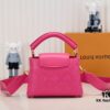 693085e66e68136f4d9a83d4 Upgraded M20741 LV Broderie Anglaise Embroidered Gold Button Capucines Mini Bag