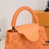 693085fd6e68136f4d9a8404 Upgraded M20742 Broderie Anglaise Embroidered Gold Button Capucines BB Handbag