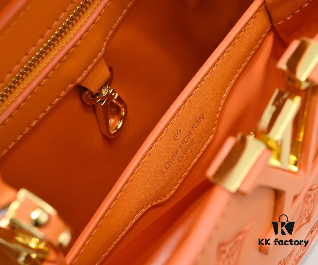 693085fd6e68136f4d9a8407 Upgraded M20742 Broderie Anglaise Embroidered Gold Button Capucines BB Handbag