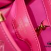 Upgraded M20742 Broderie Anglaise Embroidered Gold Button Capucines BB Bag