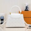 693086026e68136f4d9a8414 Upgraded M20742 LV Broderie Anglaise Embroidered Gold Button Capucines BB Bag