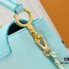 693086076e68136f4d9a8420 Upgraded M59850 Stellar Pearl Green Mother-of-Pearl Button Capucines Mini Bag