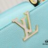 693086086e68136f4d9a8421 Upgraded M59850 Stellar Pearl Green Mother-of-Pearl Button Capucines Mini Bag