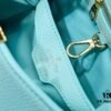 Upgraded M59868 Stellar Pearl Green Shell Button Capucines BB Handbag