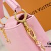 693086136e68136f4d9a843a Upgraded M59850 Stellar Pearlized Powder Shell Button Capucines Mini Bag