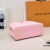 693086146e68136f4d9a843b Upgraded M59850 Stellar Pearlized Powder Shell Button Capucines Mini Bag
