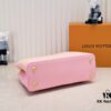 Upgraded M20841 Etoile Pearlized Pink Shell Closure Capucines MM Handbag
