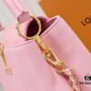 Upgraded M20841 Etoile Pearlized Pink Shell Closure Capucines MM Handbag