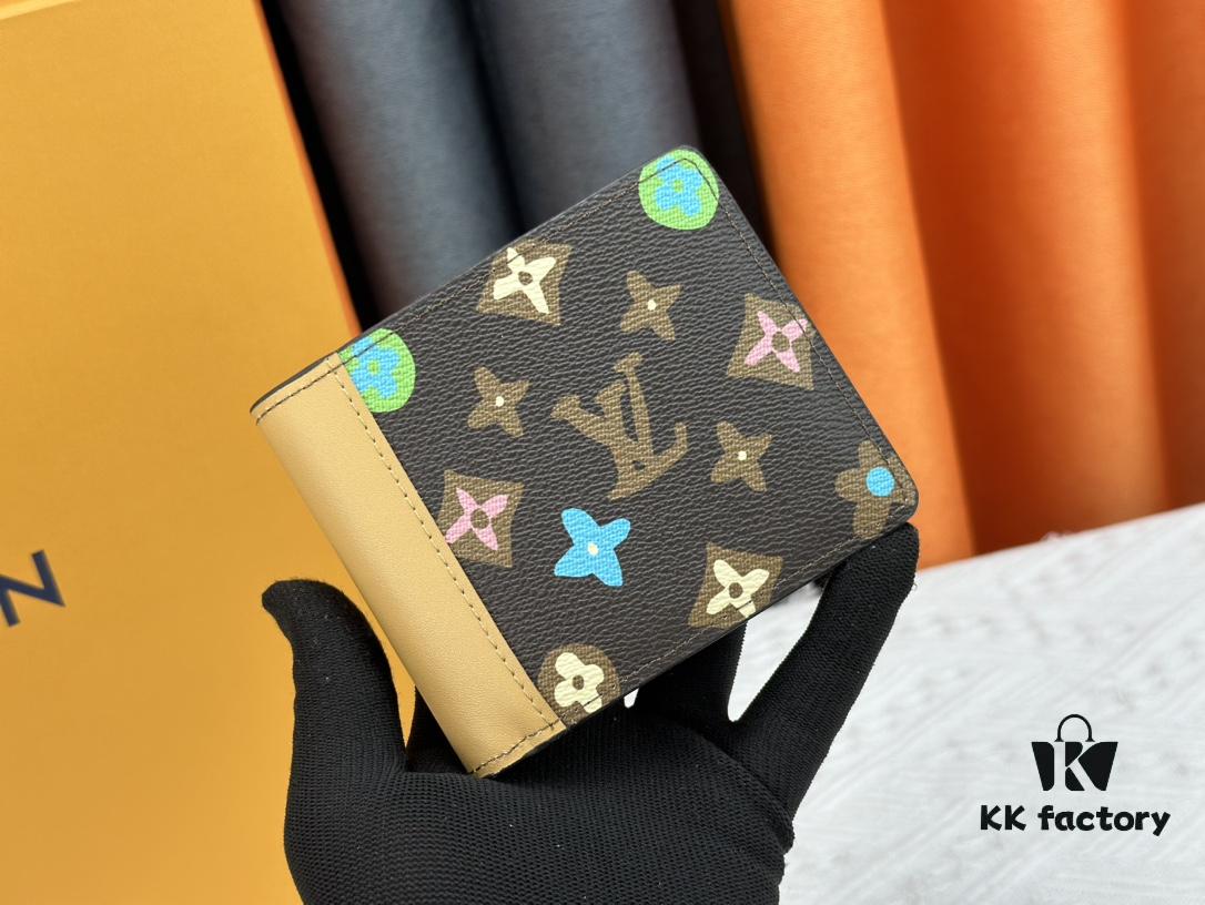 6930862a6e68136f4d9a846c M83334 Coffee-Colored Short Wallet