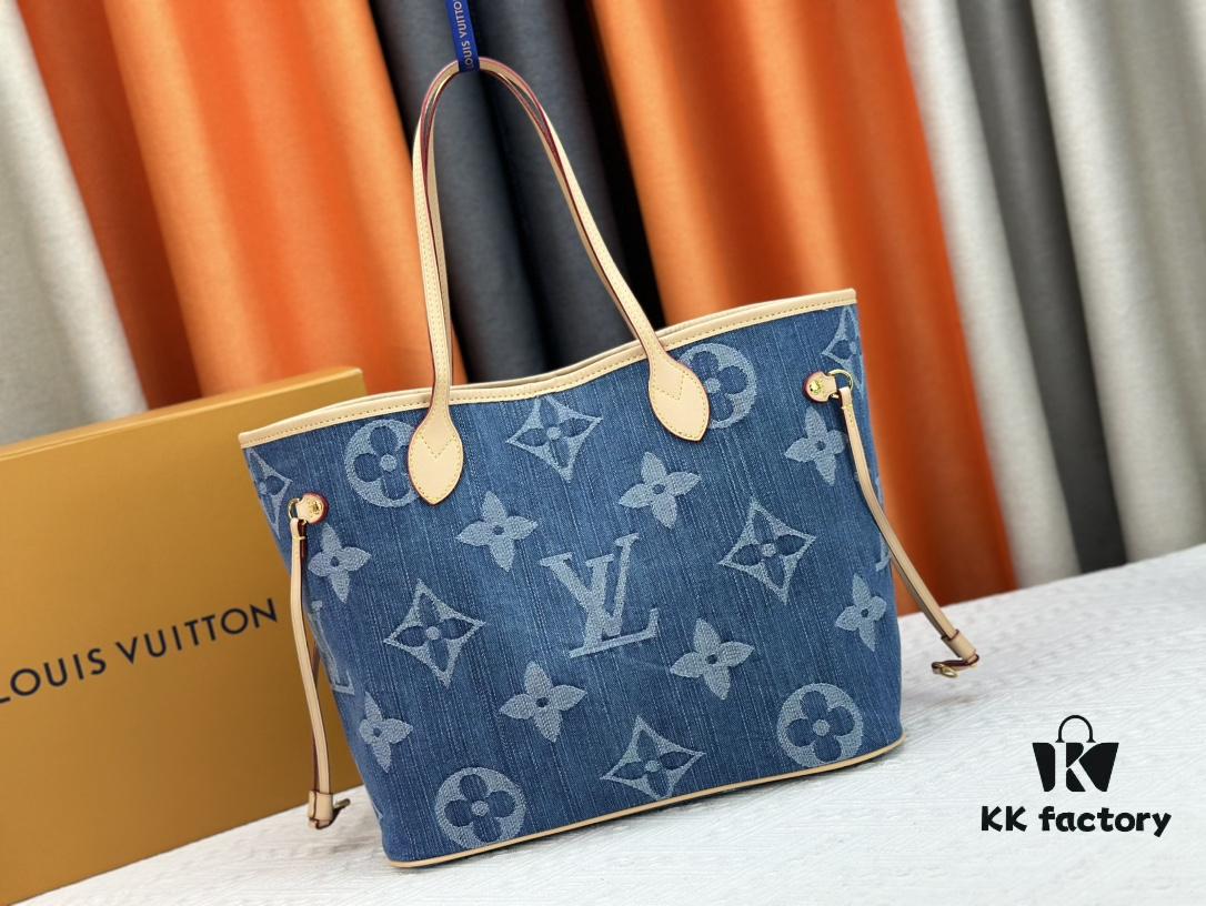 NEVERFULL Medium Handbag M45684 M45686 M40995 Denim Tote MM