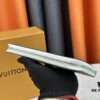 693086426e68136f4d9a84a4 LV Wallet Men's Vertical Zip Wallet 63095 Phantom White Durable Damier Graphite Canvas