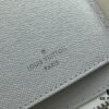 693086466e68136f4d9a84ae LV Wallet Men's Vertical Zip Wallet 63095 Phantom White Durable Damier Graphite Canvas