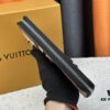 6930864f6e68136f4d9a84c0 LV Wallet 63095 Black Ombré Men's Vertical Zip Wallet