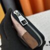 6930864f6e68136f4d9a84c2 LV Wallet 63095 Black Ombré Men's Vertical Zip Wallet