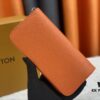 693086596e68136f4d9a84da LV Wallet Men's Vertical Zip Wallet Durable Damier Graphite Canvas Elegant Design Multiple Card Slots