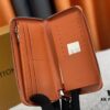 6930865d6e68136f4d9a84e4 LV Wallet Men's Vertical Zip Wallet Durable Damier Graphite Canvas Elegant Design Multiple Card Slots