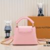6930866c6e68136f4d9a8506 Upgraded M23082 Pink - Full Leather Cap, Na Ying Collection, Qixi Limited Edition / Mini Capucines BB Bag