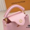 6930866f6e68136f4d9a850b Upgraded M23082 Pink - Full Leather Cap, Na Ying Collection, Qixi Limited Edition / Mini Capucines BB Bag