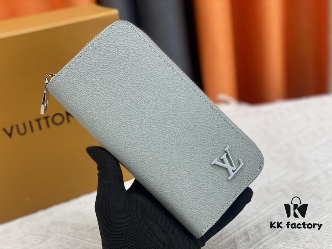 693086726e68136f4d9a8510 LV Wallet Men's Vertical Zip Wallet Durable Damier Graphite Canvas Elegant Design Multiple Card Slots and Compartments Size 20×10cm M62295/N63095/63548
