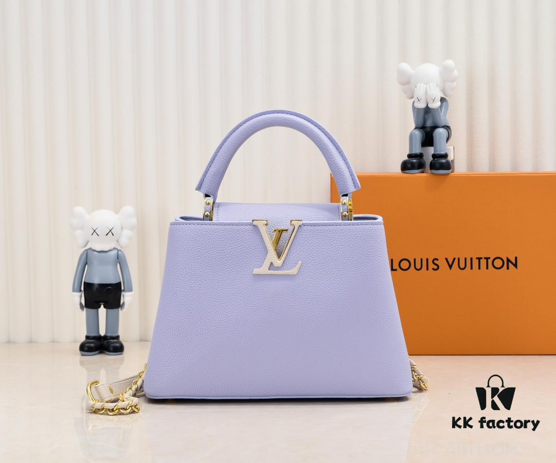 693086a36e68136f4d9a8589 Exclusive On-Site Photos - Factory Price M59512 m59653 Blue Capucines BB Handbag