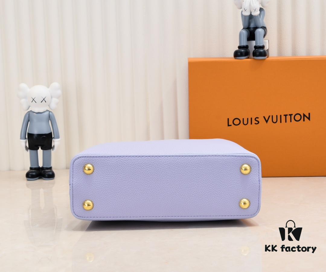 693086a56e68136f4d9a858c Exclusive On-Site Photos - Factory Price M59512 m59653 Blue Capucines BB Handbag