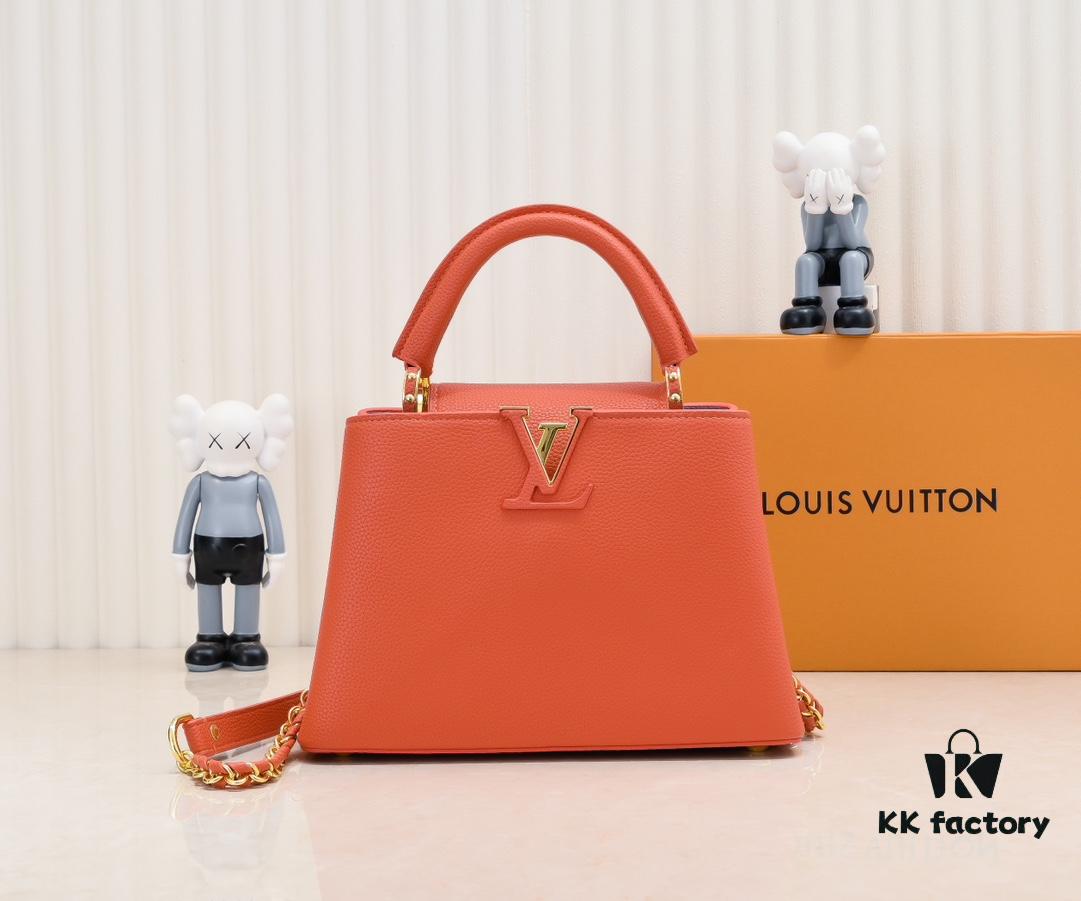 693086a76e68136f4d9a8590 Exclusive On-Site Photo - Factory Price M59512 m59653 Orange Capucines BB Handbag