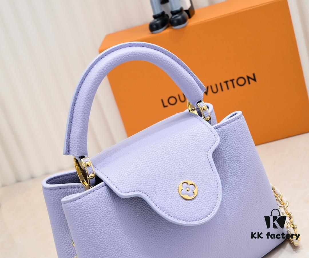 693086a76e68136f4d9a8591 Exclusive On-Site Photos - Factory Price M59512 m59653 Blue Capucines BB Handbag