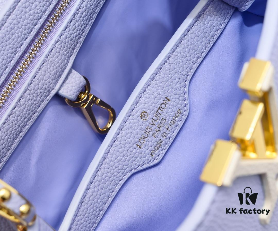 693086a76e68136f4d9a8592 Exclusive On-Site Photos - Factory Price M59512 m59653 Blue Capucines BB Handbag