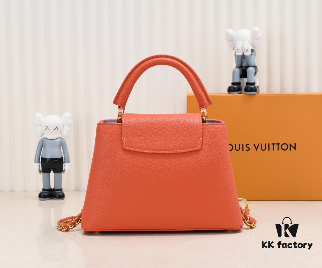 693086a76e68136f4d9a8594 Exclusive On-Site Photo - Factory Price M59512 m59653 Orange Capucines BB Handbag