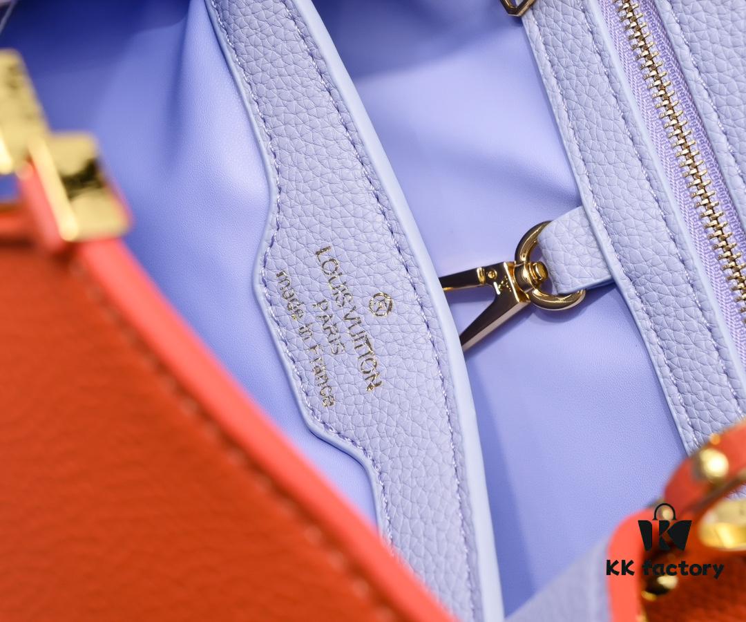 693086aa6e68136f4d9a8599 Exclusive On-Site Photo - Factory Price M59512 m59653 Orange Capucines BB Handbag
