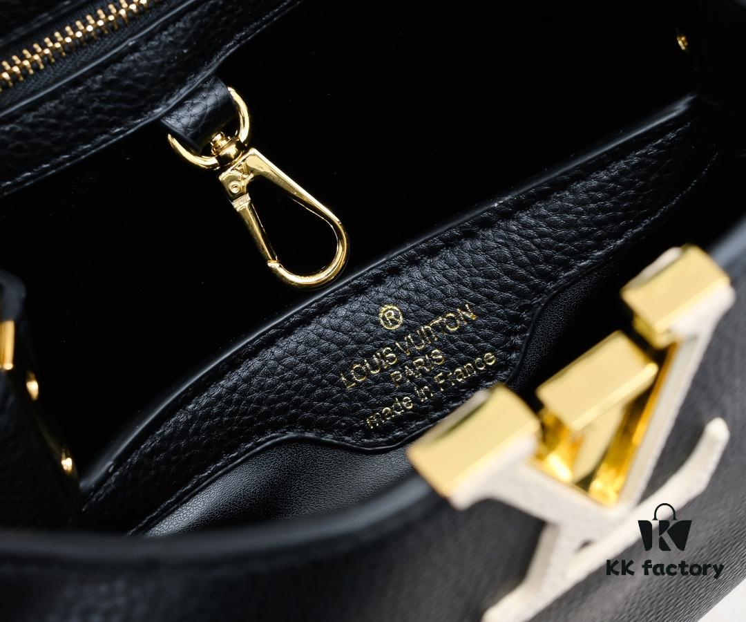 693086b16e68136f4d9a85ab Exclusive On-Site Photos - Factory Price M59512 m59653 Black Capucines BB Handbag