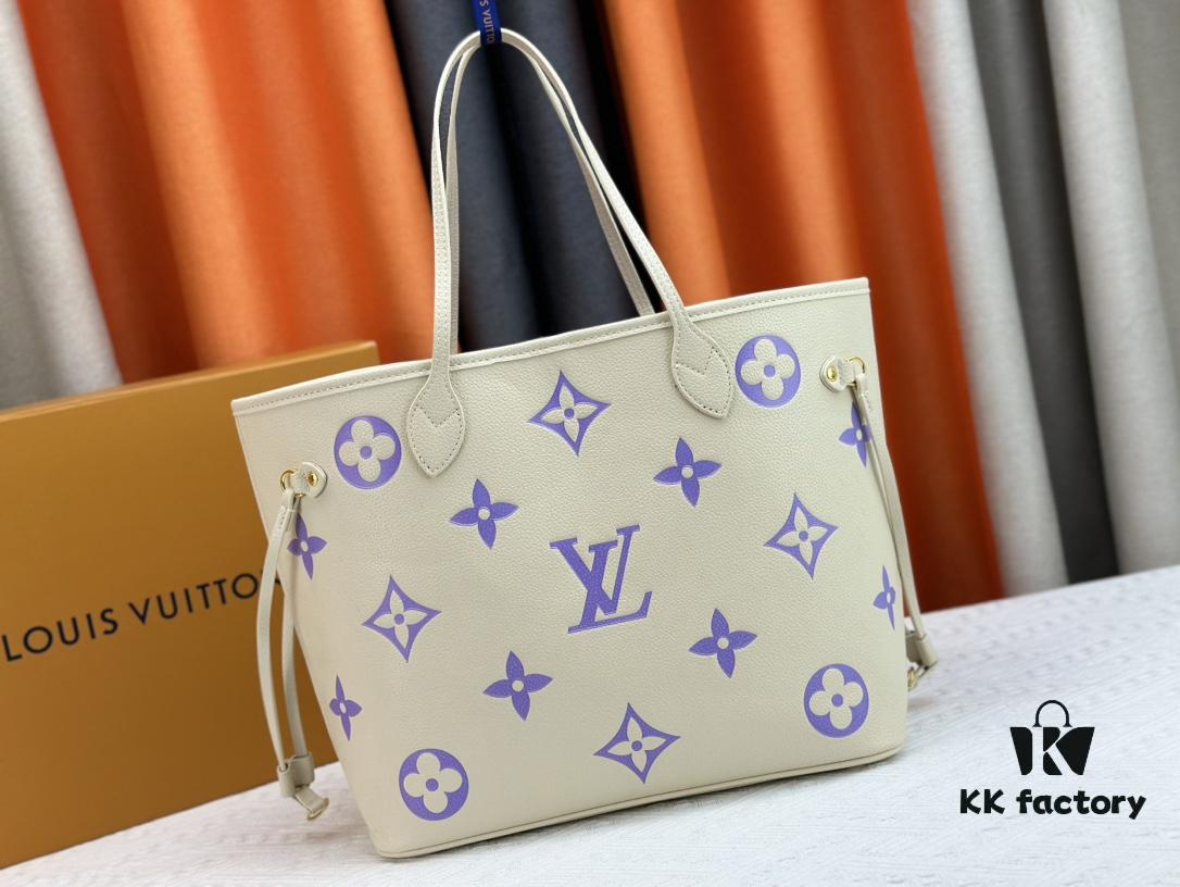 693086da6e68136f4d9a8607 NEVERFULL Medium Tote Bag M45684 M45685 M40995 (Embossed) MM Handbag