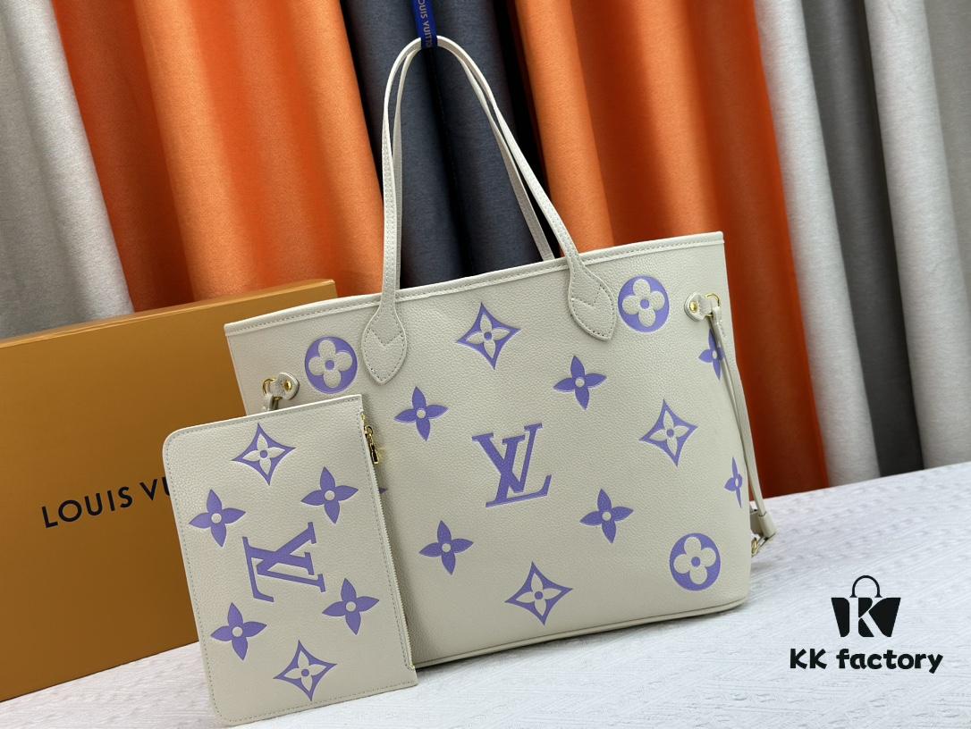 693086da6e68136f4d9a8608 NEVERFULL Medium Tote Bag M45684 M45685 M40995 (Embossed) MM Handbag