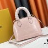 693086ed6e68136f4d9a8637 Authentic Exclusive Real Shot Background! M54395, M54785, 54786 This avant-garde and modern Tote Miroir Clutch made from smooth patent calf leather. 💁🏻 Oversized LV letter print, bold silhouette lines, unique design pairing with detachable new-style shoulder strap! Size: Large 32.0×25.0×16.0cm, Small 25×17.5×11.5cm