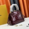 693086f86e68136f4d9a8650 Authentic Exclusive Real Photo Background! M54395, M54785, 54786 This avant-garde and modern Tote Miroir Clutch made from smooth patent calf leather. 💁🏻 Featuring an oversized LV monogram, bold silhouette lines, unique design details, and equipped with a detachable new-style shoulder strap!