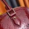 693086fe6e68136f4d9a865e Authentic Exclusive Real-Photo Background! M54395, M54785, 54786 This avant-garde and modern Tote Miroir Clutch made from smooth patent calf leather. Large LV letter print, bold silhouette lines, unique design pairing, comes with a detachable new-style shoulder strap!