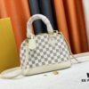 693087046e68136f4d9a866e Upgraded Original Version Exclusive Real Shot 2022 New Style Shell Checkered White Woven Wrist Bag N45294 M53152