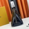 693087076e68136f4d9a8674 Authentic Exclusive Real-Shot Background! M54395, M54785, 54786 This avant-garde and modern Tote Miroir Clutch made from smooth patent calf leather. Featuring an oversized LV monogram, bold silhouette lines, and a distinctive design paired with a detachable new-style shoulder strap!